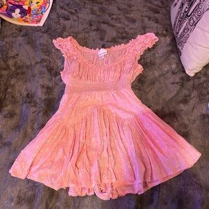 Skylar + Madison Pink Ruffled Romper